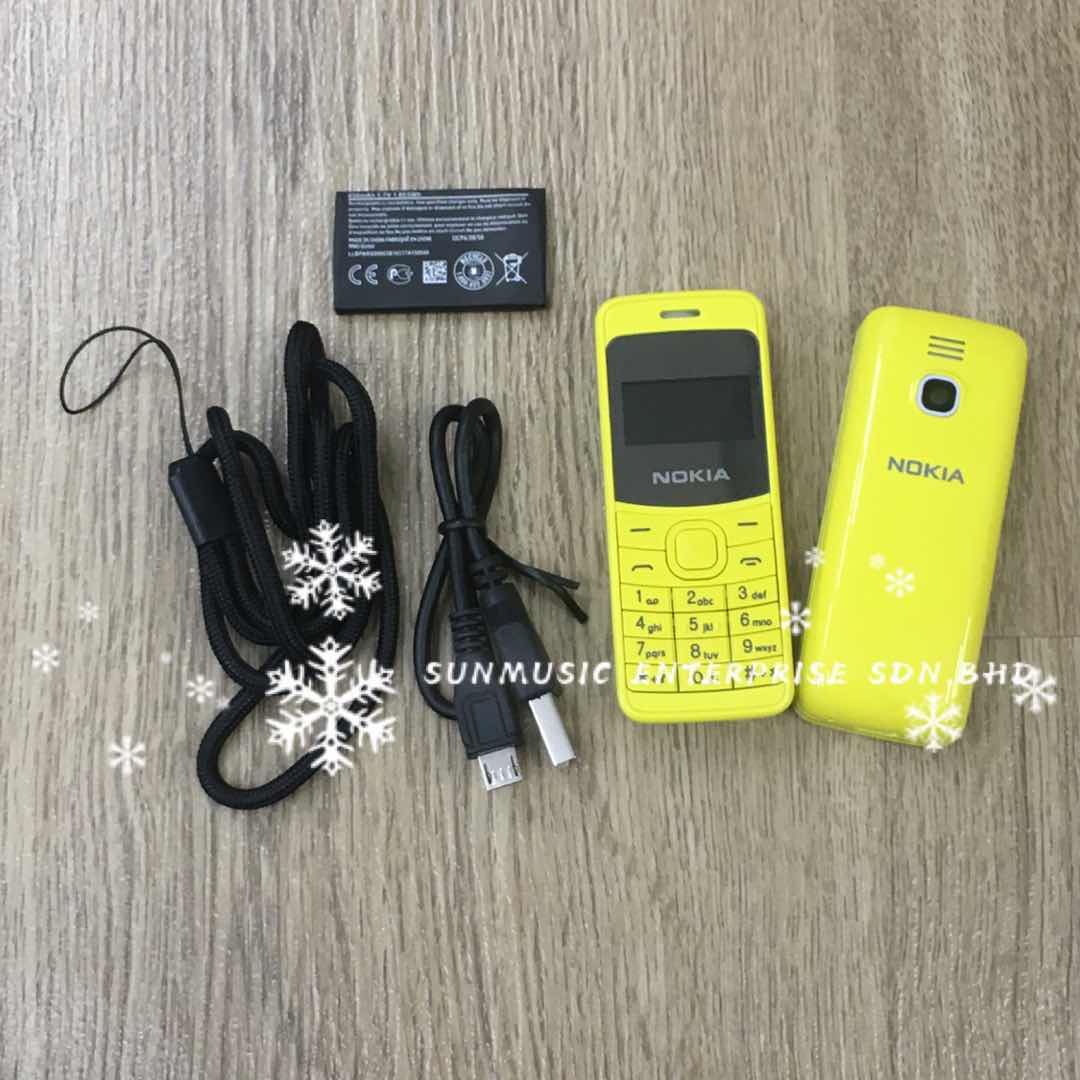 (Yellow)NOKIA 8110 Super mini Body Wireless Bluetooth Dialer Phone(Ready Stock)